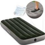 Intex Camping & Friluftsliv Intex Air mattress with built-in foot pump 191x76x25 cm