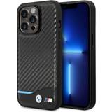 BMW Mobilcovers BMW Carbon Effect Printed Logo Case for iPhone 14 Pro Max