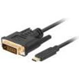 Dvi kabel Lanberg KABEL USB-CM-&gt DVI-D24+1M 0.5M SORT