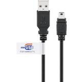 Pro Sort - USB-kabel Kabler Pro USB 2.0 Hi-Speed with USB certificate Black
