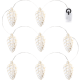 Sølv Lyskæder & LED bånd Sirius Celina Kogle Guilande Lyskæde
