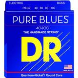 DR Musiktilbehør DR Strings PB-40 Pure blues bas-strenge, 040-100