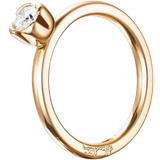 VS (1-2) Smykker Efva Attling Love Bead Wedding Ring (0.30ct) - Gold/Diamond