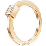 VS (1-2) Ringe Efva Attling Deco Wedding Ring (0.36ct) - Gold/Diamond