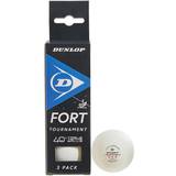 Bordtennis Dunlop 40+Fort Tournament Bordtennisbolde 3-pack