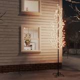 Lilla Julelamper vidaXL kirsebærtræ LED-lys varmt Julelampe