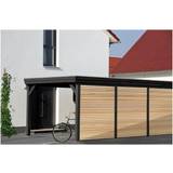 Gulve på tilbud Frøslev Træ Rhombe facadeprofil heatwood 27 x 56 mm pakke à 12 m2