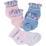 Dukketøj Legetøj Heless Dukketøj sokker hvid, rose, blå 35-45 cm