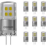 Osram parathom g4 Osram Fordelspakke 10x Parathom LED Pin G4 2W 200lm 827 ekstra varm hvid dæmpbar erstatter 20W