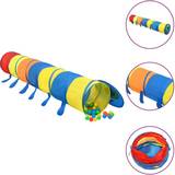 VidaXL Legetøj vidaXL legetunnel til børn 245 cm 250 bolde polyester flerfarvet