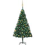 Juletræer vidaXL LEDs&Ball Set Juletræ 150cm