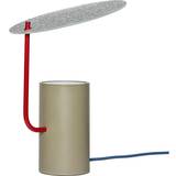 Bordlamper Hübsch Disc Khaki/Rød/Tekstureret Bordlampe