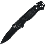 SOG Håndværktøj SOG Escape Folder Drop Folding Blade - Black Pocket knife