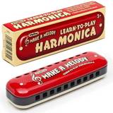 Legetøjsmundharmonika Schylling Learn to Play Harmonica