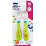 Chicco Hvid Sutteflasker & Service Chicco Cutlery for children 18 green