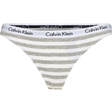Calvin Klein Stribede Undertøj Calvin Klein Carousel Thong - Rainer Stripe/Gray Heather
