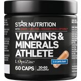 L-Metionin Vitaminer & Mineraler Star Nutrition Vitamins & Minerals Athlete 60 stk