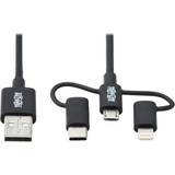 Tripp Lite USB-kabel Kabler Tripp Lite M101-006-LMC-BK 1.83