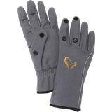 Grå Fiskehandsker Savage Gear Softshell Glove Grey
