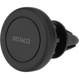 Deltaco magnetic adjustable car holder, air vent, for mobile, black