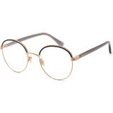 Briller & Læsebriller Jimmy Choo Ladies Gold Tone Square Eyeglass JC267/G0J5G0052
