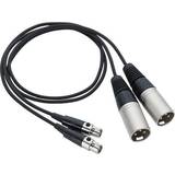 Zoom Kabler Zoom TXF-8 Balanced TA3 to XLR Cable 2 Pack the F8n Field Other Devices Mini