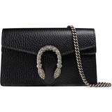 Gucci Skulderrem Tasker Gucci Dionysus Super Mini Bag - Black Leather