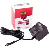 Batterier & Opladere Raspberry Pi 4 Model B Official PSU, USB-C, 5.1V, 3A, US Plug, Black SC0218 Pi Accessory (KSA-15E-051300HU)