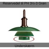Grøn Lampedele Louis Poulsen PH 3½-3 Lampeskærm