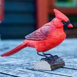 Wildlife Garden træfugl - rød Dekorationsfigur