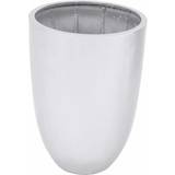 Sølv Vaser Rund. Plastik. 69. Cm. Skindende Vase