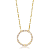 Sif jakobs biella halskæde Sif Jakobs Biella Pendant Necklace - Gold/Transparent