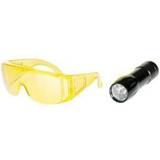 Uv lygte lommelygter LEDVANCE Mini UV-LED lygte OG beskyttelsesbriller