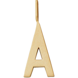 Guld Charms & Vedhæng Design Letters Archetype Charm A-Z - Gold