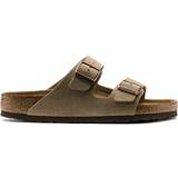 39 Sandaler Birkenstock Arizona Soft Footbed Suede Leather - Taupe