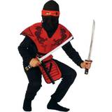 Kampe Dragter & Tøj Kostumer RIO Ninja Kostume Rød
