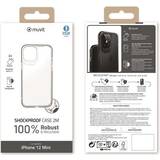 Muvit Lilla Mobiltilbehør Muvit Recycletek Shockproof 2M Soft Case Transparent Apple iPhone 12 Mini
