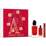 Giorgio Armani Gaveæsker på tilbud Giorgio Armani Sí Passione Gift Set EdP 100ml + EdP 15ml + Lipstick