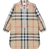 Lomme Kjoler Burberry Girl's Callie Check Stretch Cotton Dress - Archive Beige Ip Chk