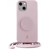 Popsockets Etui JE PopGrip iPhone 14 Plus 6.7 jasno różowy/rose breath 30190 (Just Elegance)