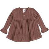 Strikkede kjoler Müsli Baby Knitted Dress - Grape (1553001000)