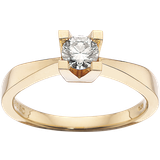 SI (1-2) - Vielsesringe Scrouples Kleopatra Ring (0.35ct) - Gold/Diamond