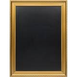 Guld Opslagstavler Securit Gold Chalkboard sort kridttavle Opslagstavle