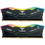 TeamGroup 32 GB - DDR5 RAM TeamGroup T-Force Delta RGB Black DDR5 6000MHz 2x16GB (FF3D532G6000HC30DC01)