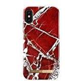 Iphone x ideal of sweden iDeal of Sweden Mobilskal iPhone X Scarlet Red Marble
