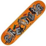 Orange Decks Creature Skateboard Deck Slab DIY (Orange) Orange/Grå 8.25"