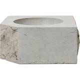 Louise Roe Lysestager, Lys & Dufte Louise Roe Stone Low Fyrfadsstage 8cm