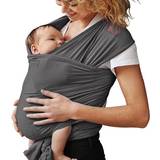Bomuld - Kan vippes Bære & Sidde Moonboon Baby Wrap - XS/S - Stone