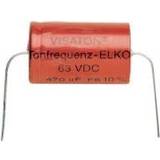 Visaton Elartikler Visaton VS-22/63BA, Rød, Fast kondensator, Cylindrisk, DC, 22000 nF, 10%