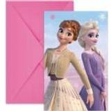 Lykønskningskort & Invitationskort Procos GoDan Invitations Frozen 2 6pcs